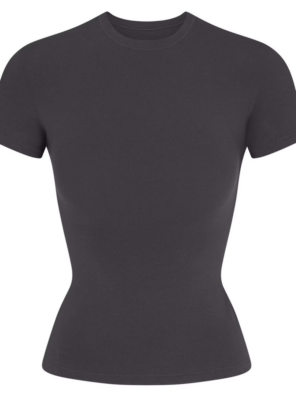 SKIMS Cotton Jersey T-Shirt in Soot size Small, full price on website